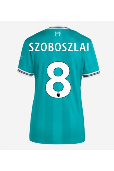 Liverpool Dominik Szoboszlai #8 Jalkapallovaatteet Naisten Kolmaspaita 2025-26 Lyhythihainen Liverpool Dominik Szoboszlai #8 Jalkapallovaatteet Naisten Kolmaspaita 2025-26 Lyhythihainen